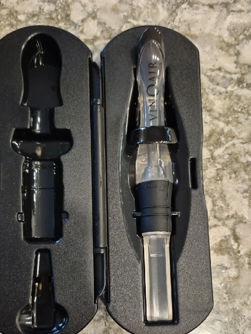 VinOair Premier Wine Aerator Gift Set By Cork Pops Travel Case